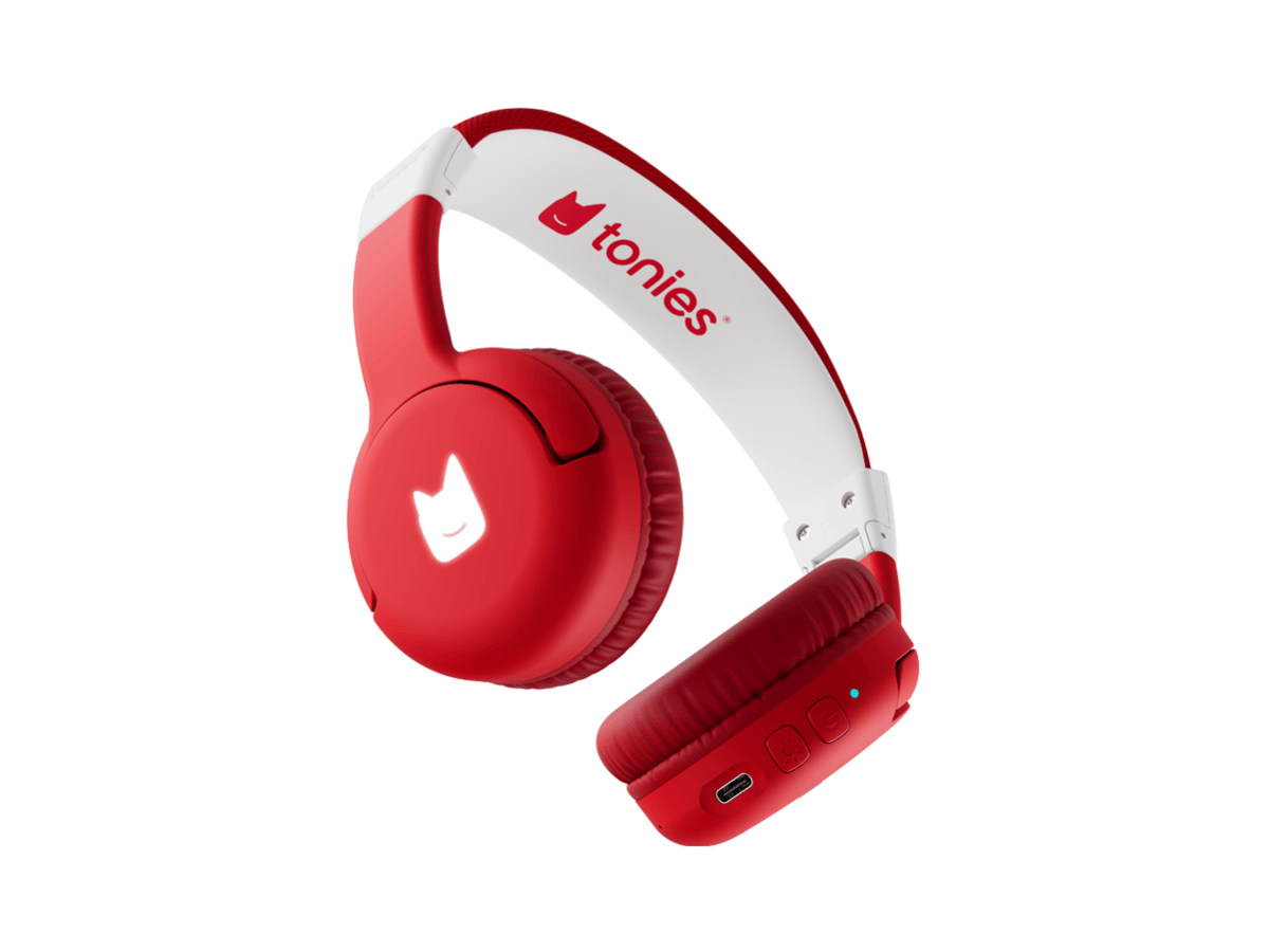 Bluetooth Headphones: Sunset Red - Image 2