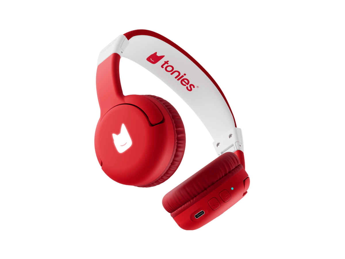 Bluetooth Headphones: Sunset Red - Image 7