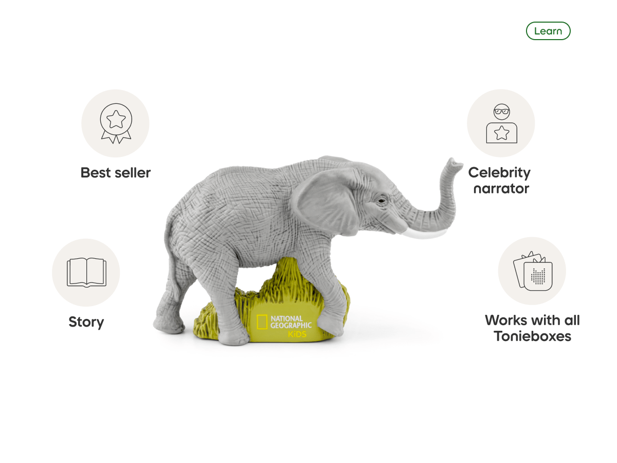 National Geographic Kids: Elephants Tonie - Image 6