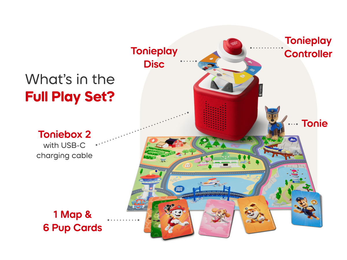 PAW Patrol: Chase Toniebox 2 Play Set - Sunset Red - Image 5
