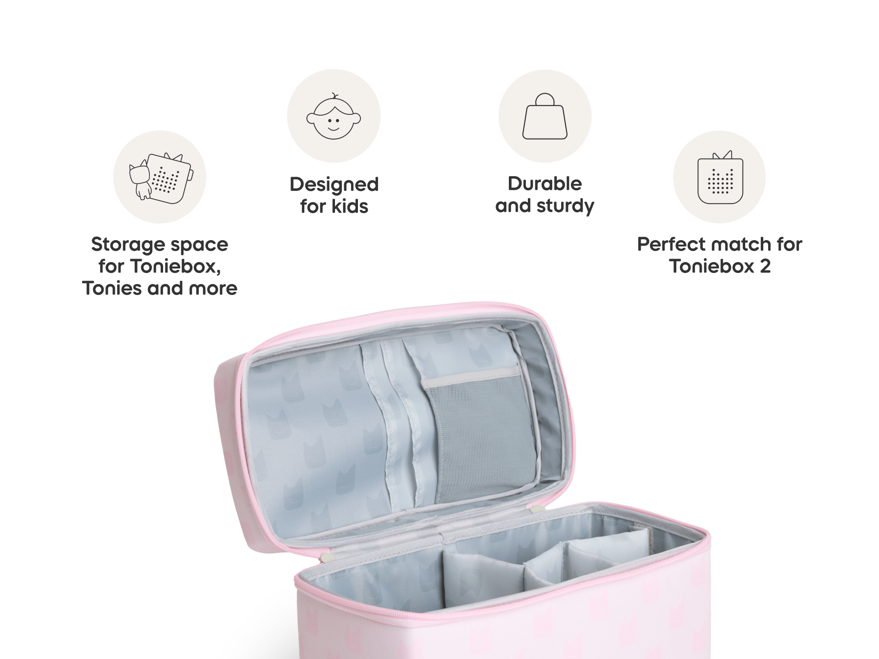 Toniebox All-In-One Carrying Case - Pink - Image 4