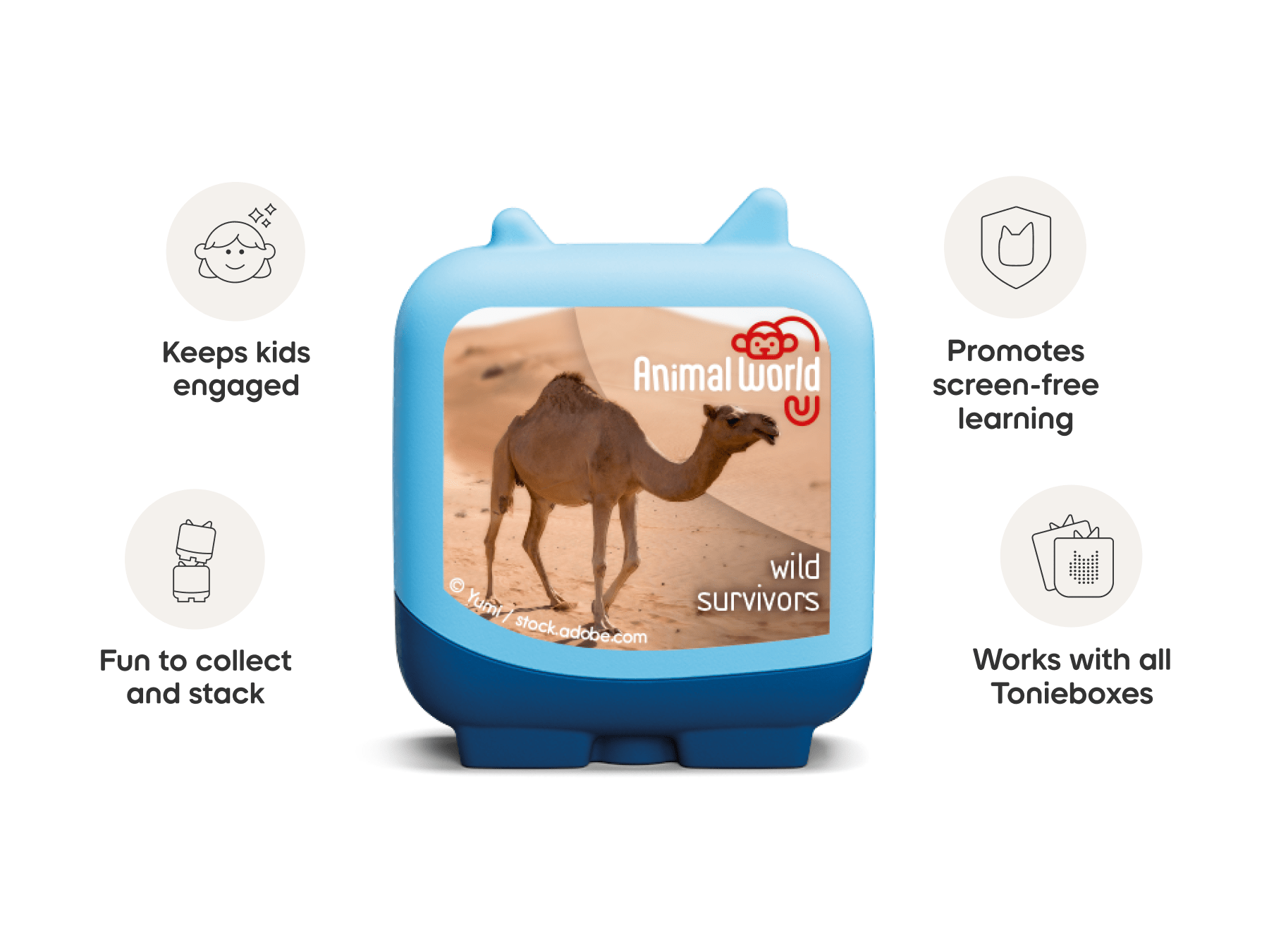 Animal World Wild Survivors Clever Tonies - 4 Pack - Image 9