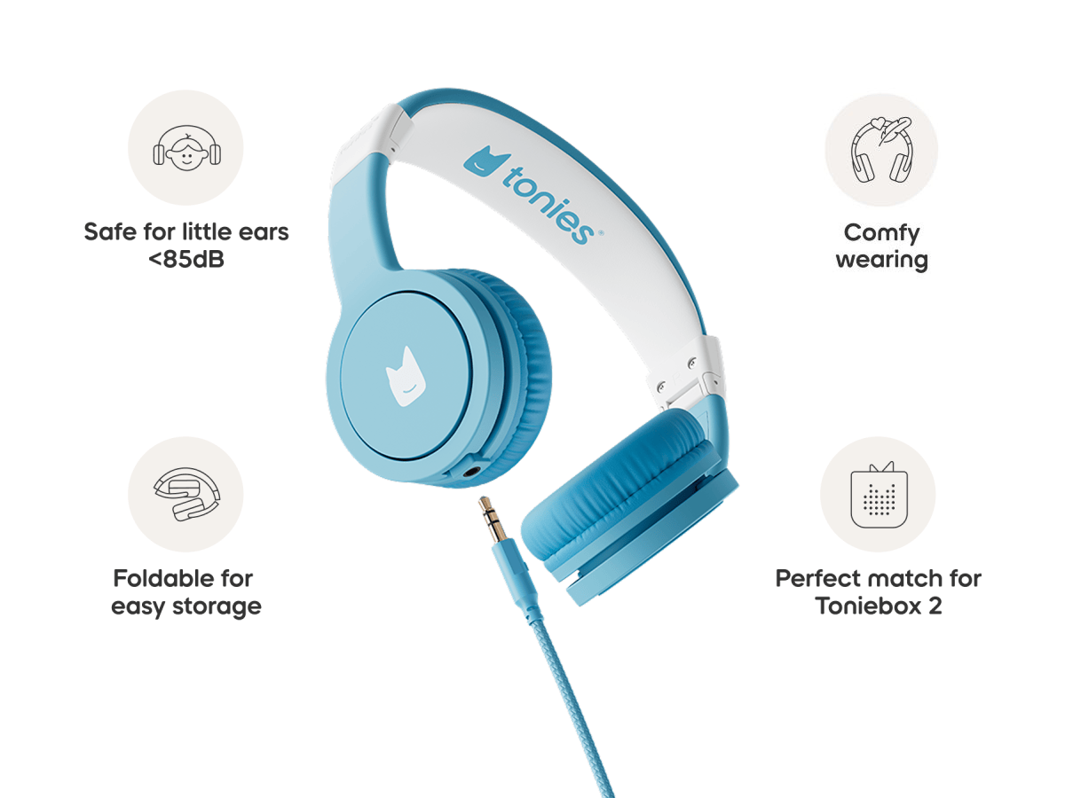 Wired Headphones: Sky Blue - Image 4